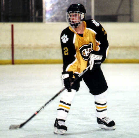 Brendon Benner defends against University School.