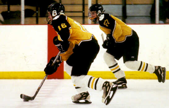 Milton Carter leads Andrew West into enemy territory.