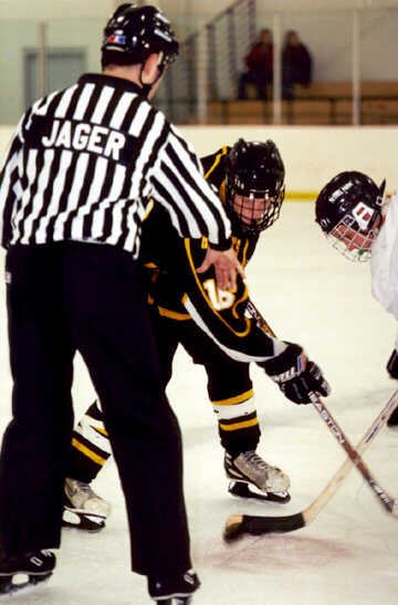 Milton Carter takes a draw against Bethel Park.