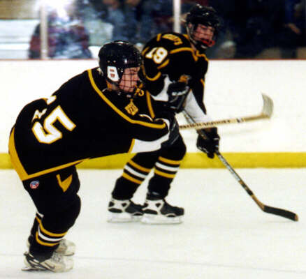 Pat Collins dumps, Greg Uguccini chases.