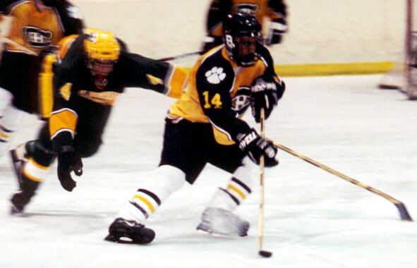 Marcus Dancy eludes a St. Edward forechecker.