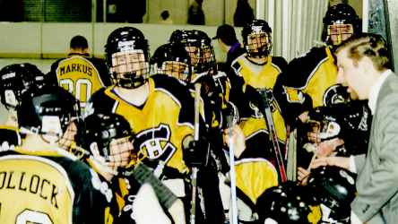 Coach Guenther rallies the troops