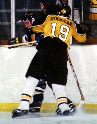 Jeff Hindulak wipes the glass with a Wildcat.