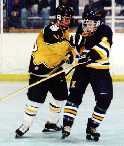 Doug Turner roughs up a St. Ignatius Wildcat.